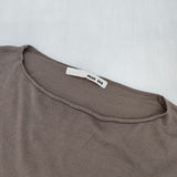evam eva raising yarn pullover レイジングヤーン コットン シルク カシミヤ 定価22000円 E221K062 セーター ニット ブラウン レディース エヴァムエヴァ【中古】6-0923M∞
