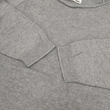 evam eva dry cotton raglan pullover ドライコットンプルオーバーニット 七分袖 E181K122 セーター ニット グレー レディース エヴァムエヴァ【中古】6-0915M△