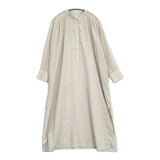 evam eva botanical dye one-piece サイズM 定価47300円 E251T156 プルオーバー ワンピース 25SS ベージュ レディース エヴァムエヴァ【中古】6-0603M♪