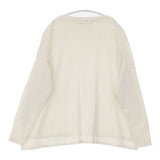 evam eva wool pullover ウールプルオーバー 日本製 定価27500円 E223K056 セーター ニット オフホワイト レディース エヴァムエヴァ【中古】6-1017T∞