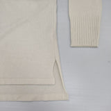 evam eva wool pullover ウールプルオーバー 日本製 定価27500円 E223K056 セーター ニット オフホワイト レディース エヴァムエヴァ【中古】6-1017T∞