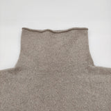evam eva wool sable poncho ウールセーブルニットポンチョ V243K916 定価24200円 ポンチョ 24AW グレージュ レディース エヴァムエヴァ【中古】6-0916T♪