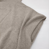 evam eva wool sable poncho ウールセーブルニットポンチョ V243K916 定価24200円 ポンチョ 24AW グレージュ レディース エヴァムエヴァ【中古】6-0916T♪