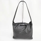 evam eva 2WAY レザーショルダーバッグ ショルダーバッグ クロ レディース エヴァムエヴァ【中古】6-0604G◎