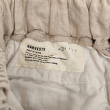 HARVESTY French linen easy circus pants フレンチリネンイージーサーカスパンツ 定価19800円 ベージュ レディース ハーベスティ【中古】6-0612M♪