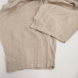 HARVESTY French linen easy circus pants フレンチリネンイージーサーカスパンツ 定価19800円 ベージュ レディース ハーベスティ【中古】6-0612M♪