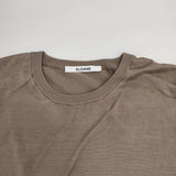 SLOANE 18G silk short sleeve シルク半袖ニット プルオーバー 日本製 サイズ3 セーター ニット モカベージュ レディース スローン【中古】6-0620S△