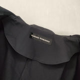 HIROKO KOSHINO 異素材 切替 ノースリーブ ナイロンポリウレタン ジャケット ブラック レディース ヒロコ・コシノ【中古】6-0722M∞