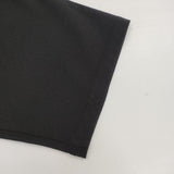 β 異素材 切替 ロゴプリント シアー 五分袖 コットン サイズ9 半袖Ｔシャツ カットソー ブラック レディース ベータ【中古】6-0620S△