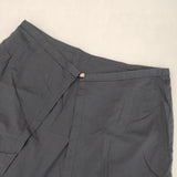 GALERIE VIE タックスカート 23-05-32-05308 コットン サイズ0 製品洗い ロングスカート ネイビー レディース ギャルリーヴィー【中古】6-0808M∞