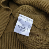MARGARET HOWELL LINEN COTTON SILK サイズ2 Vネックニット リネンコットンシルク ベスト 21SS カーキ レディース マーガレットハウエル【中古】6-0612M♪