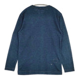 45R/45rpm 45R天竺の908浅VネックTシャツ（インディゴ）R45 長袖Ｔシャツ カットソー ロンＴ ネイビー レディース フォーティーファイブアールピーエム【中古】6-0923M∞