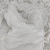 GRACE CONTINENTAL シャーリングトップ 定価35200円 スモッキング 2WAY ブラウス シャツ 25SS ホワイト レディース グレースコンチネンタル【中古】6-0919M∞