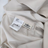 GRACE CONTINENTAL 金ボタン フレアスカート フェイクレザー スカート ベージュ レディース グレースコンチネンタル【中古】6-0923M∞