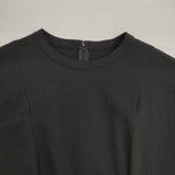 UNTITLED リラクシーロングワンピース ストレッチ 定価26400円 サイズ1 ワンピース 2024SS ブラック レディース アンタイトル【中古】6-0620S△