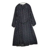 MACKINTOSH PHILOSOPHY プリント 花柄 プルオーバードレス ワンピース ブラック レディース マッキントッシュフィロソフィー【中古】6-0923M∞