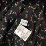 MACKINTOSH PHILOSOPHY プリント 花柄 プルオーバードレス ワンピース ブラック レディース マッキントッシュフィロソフィー【中古】6-0923M∞