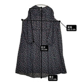 MACKINTOSH PHILOSOPHY プリント 花柄 プルオーバードレス ワンピース ブラック レディース マッキントッシュフィロソフィー【中古】6-0923M∞