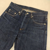BEAUTY&YOUTH UNITED ARROWS 日本製 セルビッチデニム サイズ28 SLIM FIT デニムパンツ ネイビー レディース ビューティアンドユース【中古】6-0923G∞