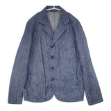 45R/45rpm ビオードヒッコリーJACKET 定価41800円 コットン サイズ2 ジャケット ネイビー レディース フォーティーファイブアールピーエム【中古】6-0919M∞