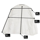 45R/45rpm カディデニムレースdeTシャツ 定価47300円 ブラウス シャツ ホワイト レディース フォーティーファイブアールピーエム【中古】6-0722M∞