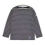 ORCIVAL ボーダー バスクシャツ サイズ1 長袖Ｔシャツ カットソー ロンＴ ネイビー ホワイト レディース オーシバル/オーチバル【中古】6-0923M∞