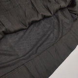 LE GLAZIK 60s LINEN CLOTH ギャザー フレアスカート LG-F0012 KLM 日本製 サイズ36 ロングスカート ブラック レディース ルグラジック【中古】6-0919M∞