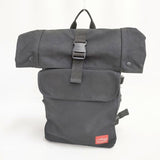 Manhattan Portage Silvercup Backpack ロールトップ リュック・デイパック ブラック ユニセックス マンハッタンポーテージ【中古】6-0826G∞