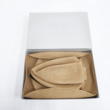 mature ha BOXED HAT garden lace ribbon ボックスハット 帽子 ハット ベージュ レディース マチュアーハ【中古】6-0604M◎