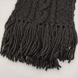 the last flower 未使用品 日々を紡ぐ Knitted fringe vest 定価29700円 フリンジ ニット ベスト ブラック レディース ザラストフラワー【中古】6-0916T♪