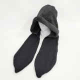 R&D.M.Co- 未使用品 hoodie muffler 定価39600円 no.6513 フード付き ウール マフラー ブラック レディース オールドマンズテーラー【中古】6-0910T◎