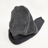 R&D.M.Co- 未使用品 hoodie muffler 定価39600円 no.6513 フード付き ウール マフラー ブラック レディース オールドマンズテーラー【中古】6-0910T◎