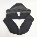 R&D.M.Co- 未使用品 hoodie muffler 定価39600円 no.6513 フード付き ウール マフラー ブラック レディース オールドマンズテーラー【中古】6-0910T◎
