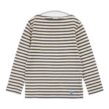 ORCIVAL ボーダー バスクシャツ 長袖Ｔシャツ カットソー ロンＴ ベージュ グレー レディース オーシバル/オーチバル【中古】6-0815M∞