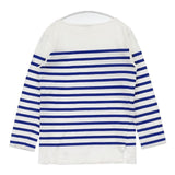 ORCIVAL ボーダー バスクシャツ 長袖Ｔシャツ カットソー ロンＴ ホワイト ブルー レディース オーシバル/オーチバル【中古】6-0815M∞
