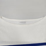 ORCIVAL ボーダー バスクシャツ 長袖Ｔシャツ カットソー ロンＴ ホワイト ブルー レディース オーシバル/オーチバル【中古】6-0815M∞