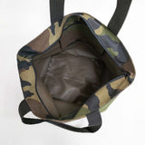 Herve Chapelier 925W カモフラージュ ナイロン舟型ショルダーL 迷彩 トートバッグ カーキ レディース エルベ・シャプリエ【中古】6-0826G∞