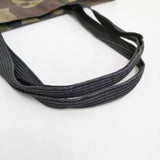 Herve Chapelier 925W カモフラージュ ナイロン舟型ショルダーL 迷彩 トートバッグ カーキ レディース エルベ・シャプリエ【中古】6-0826G∞