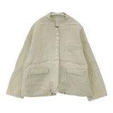Atelier dantan テーヌリネンジャケット 定価52800円 Taine Linen Jacket 日本製 ジャケット ライトグリーン レディース アトリエダンタン【中古】6-0919M∞