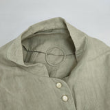 Atelier dantan テーヌリネンジャケット 定価52800円 Taine Linen Jacket 日本製 ジャケット ライトグリーン レディース アトリエダンタン【中古】6-0919M∞