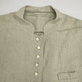 Atelier dantan テーヌリネンジャケット 定価52800円 Taine Linen Jacket 日本製 ジャケット ライトグリーン レディース アトリエダンタン【中古】6-0919M∞