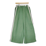 Oysho オイショ リネン ライン入り パンツ グリーン レディース【中古】6-0919M∞