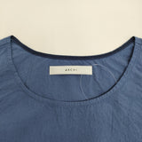 archi CORDLANE TANK 定価15400円 AS26-H1 サイズM オーガニックコットン タンクトップ 26SS ブルー レディース アーキ【中古】6-0603S♪