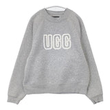 UGG UGG Logo Crewneck 定価15400円 ロゴトレーナー サイズS 1171477 裏起毛 スウェット グレー レディース アグ【中古】6-1008T∞