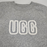 UGG UGG Logo Crewneck 定価15400円 ロゴトレーナー サイズS 1171477 裏起毛 スウェット グレー レディース アグ【中古】6-1008T∞
