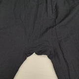 homspun リネンコットン ラップサルエルパンツ 131-3235 サイズL パンツ ネイビー レディース ホームスパン【中古】6-0919M∞