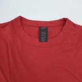 homspun 天竺Tシャツ 無地 コットン クルーネック 日本製 サイズM(XXL) 半袖Ｔシャツ カットソー レッド ユニセックス ホームスパン【中古】6-0620S△