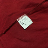 homspun 天竺Tシャツ 無地 コットン クルーネック 日本製 サイズM(XXL) 半袖Ｔシャツ カットソー レッド ユニセックス ホームスパン【中古】6-0620S△
