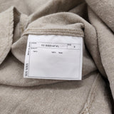 SUS-SOUS shirt pullover French vintage linen サイズ5 定価41800円 02-SS014FVL 長袖シャツ キナリ ナチュラル メンズ シュス【中古】6-0630M♪