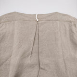 SUS-SOUS shirt pullover French vintage linen サイズ5 定価41800円 02-SS014FVL 長袖シャツ キナリ ナチュラル メンズ シュス【中古】6-0630M♪
